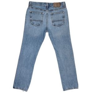 Tommy Hilfiger 31"×32" Light Wash Distressed Blue Denim Jeans Made in‎ Mexico